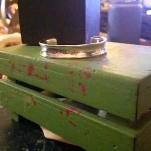 Tiffany @ Co. Return to Tiffany Silver Cuff Bracelet.